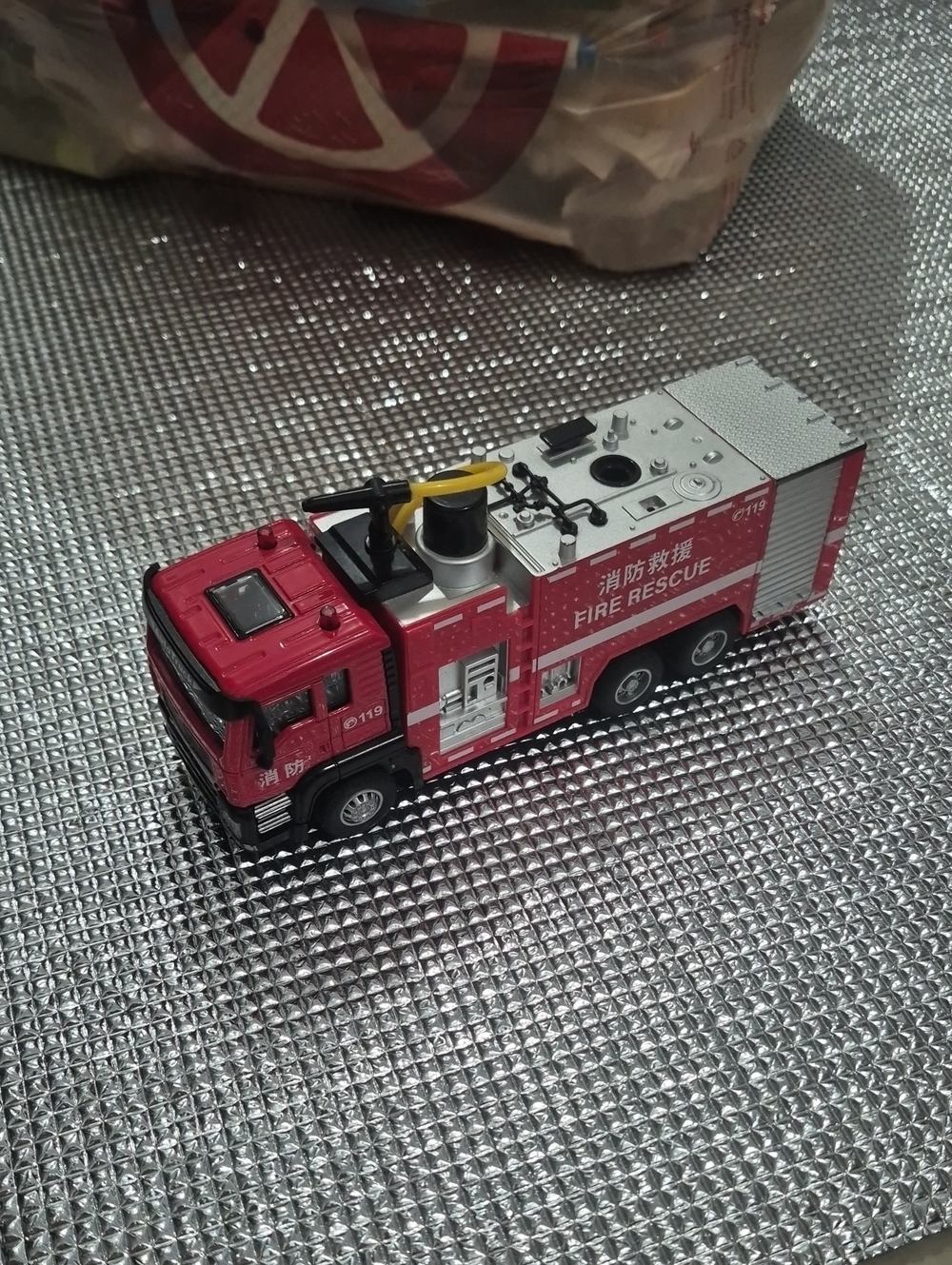 Red Fire Rescue Toy Truck - Kids Toys